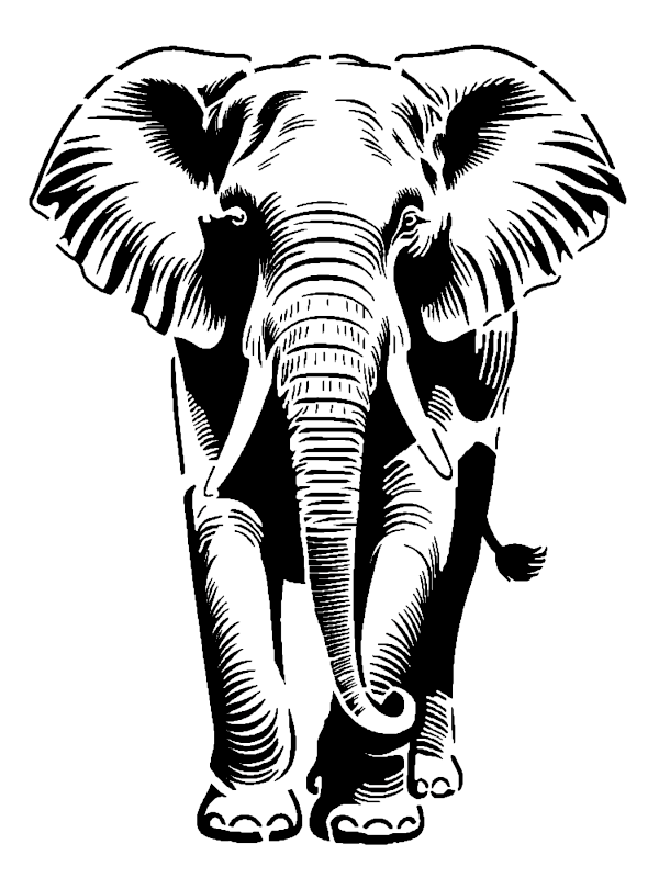 Elefanten-Design Illustration